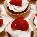 Cocoの子どこの子's cooksnap of when they made アメリカのレッドベルベットカップケーキ♪.