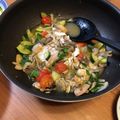 クックYZEWQU☆'s cooksnap of when they made 〆はパスタで！鯛とアサリでアクアパッツァ.