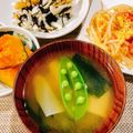 シルバニア's cooksnap of when they made たけのこの姫皮で✿若竹味噌汁.