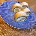 ざわざわたいむ's cooksnap of when they made 生チョコバナナ ロールケーキ.