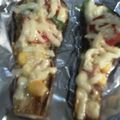 あじどーらく's cooksnap of when they made 味噌マヨで旨い♪なすピザ.