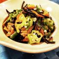 ダッフィーニーうに's cooksnap of when they made ひじきと大豆、オクラのサラダ風.