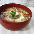 Yukiまむ's cooksnap of when they made なめことえのきと豆腐の味噌汁.