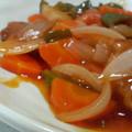 羽会梨亜's cooksnap of when they made 簡単5分で完成！酢豚風☆唐揚げ.