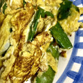 komasan♪'s cooksnap of when they made ずぼら　さやえんどうの卵とじ　麺つゆで.