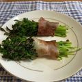 クック49L4Ho☆'s cooksnap of when they made お弁当に⑦豆苗のベーコン巻き.