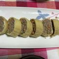smilechip's cooksnap of when they made 油揚げの挽肉巻き.