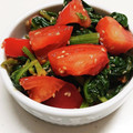 新妻あや's cooksnap of when they made ほうれん草とトマトの中華和え.