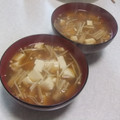 きらり流れ星's cooksnap of when they made 簡単☆えのきと豆腐のお味噌汁.