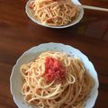 まう♪'s cooksnap of when they made ズボラ料理人が作る！超簡単明太子パスタ☆.