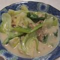 きらり流れ星's cooksnap of when they made シーチキンとチンゲン菜のクリーム煮.