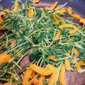 ハモーサ✩385's cooksnap of when they made 豆苗とパプリカの炒め物.
