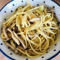 はるとニモdaddy's cooksnap of when they made ✿簡単和風きのこスパゲッティー✿.