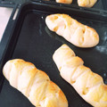 arariko's cooksnap of when they made みつあみ風りんごパン☆ＨＢ使用.