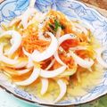 クックHG9V8Y☆'s cooksnap of when they made 柑橘香る☆新玉ねぎと春にんじんのマリネ.