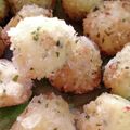 pegu0404's cooksnap of when they made おつまみに！モッツァレラのフライ.