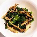 まめ郎's cooksnap of when they made 菜の花としめじの辛子和え✿.