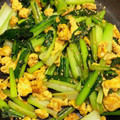Ramkn's cooksnap of when they made ほうれん草と卵の炒めナムル.