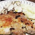 minimai's cooksnap of when they made 黒トリュフのステーキとポテトグラタン　.