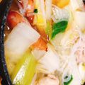 kiiroikuma's cooksnap of when they made 鶏鍋♪簡単鍋のつゆ.
