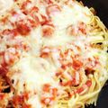 けぃこ。だぃご's cooksnap of when they made 簡単！焼きそば麺アレンジ！カリッとピザ.