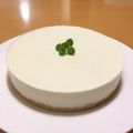 ＊waka's cooksnap of when they made バター不要シンプルに美味しいチーズケーキ.