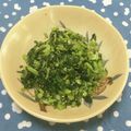 おはなすき's cooksnap of when they made カブの葉の胡麻炒め.