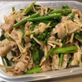 ぴあの＊'s cooksnap of when they made のらぼう菜と豚肉の炒め物.