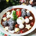 虹色♪︎ちゅーりっぷ's cooksnap of when they made 華麗（カレー）に黒すり胡麻ライス.