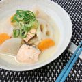 ぽんしゅラブ子's cooksnap of when they made 食べたい根菜たっぷり♪あったか粕汁.