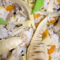 よしよしのキッチン☆'s cooksnap of when they made 簡単！もっちり！圧力鍋で筍ごはん.