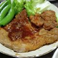 みにゃきき's cooksnap of when they made 超簡単！豚ロース濃厚トンテキ！.