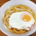 vabochan's cooksnap of when they made モーニング月見うどん.
