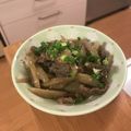 れいちゃん0150's cooksnap of when they made 牛モモ肉とゴボウの炒め煮.