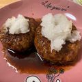 ☆苹凛☆'s cooksnap of when they made 大根おろしと大葉で【和風ハンバーグ】.