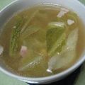 プチソラ's cooksnap of when they made キャベツとベーコンの簡単スープ.