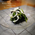 inyako's cooksnap of when they made ほうれん草と新玉ねぎ・海苔のナムル.