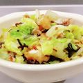おまたんＬＡＢＯ's cooksnap of when they made 簡単春キャベツと油揚げと塩昆布のレンチン.