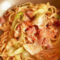☆ひぐま☆'s cooksnap of when they made 豆乳とチーズの簡単トマトクリーム風パスタ.