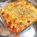 ☆環音☆'s cooksnap of when they made 鯖缶と豆腐、餃子の皮で、ヘルシーラザニア.