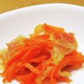 あ～ちゃんさ～ちゃん's cooksnap of when they made 人参ベーコンきんぴら.