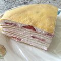クックK6HO0F☆'s cooksnap of when they made ストロベリー♡チーズミルクレープ.