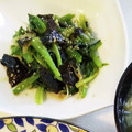 まみお✳'s cooksnap of when they made ほうれん草と新玉ねぎ・海苔のナムル.
