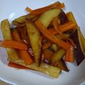 riku1101's cooksnap of when they made 簡単！さつまいものきんぴら.
