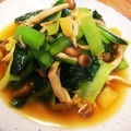 金魚のひらり's cooksnap of when they made ☆小松菜と油揚げとしめじの煮浸し☆.