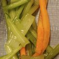 みほっこさん's cooksnap of when they made 日本酒のあて簡単#カブの葉ワサビ風味漬物.