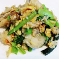 くまstar's cooksnap of when they made 小松菜と卵と舞茸和風炒め.