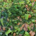 ねーやん☆'s cooksnap of when they made 大根の葉の大量消費にサバ缶炒め.