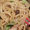 hana820's cooksnap of when they made レタスとベーコンのバター醤油うどん.