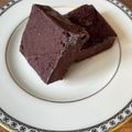 うさまる．'s cooksnap of when they made むらさき芋の「マクロビチョコタルト」.